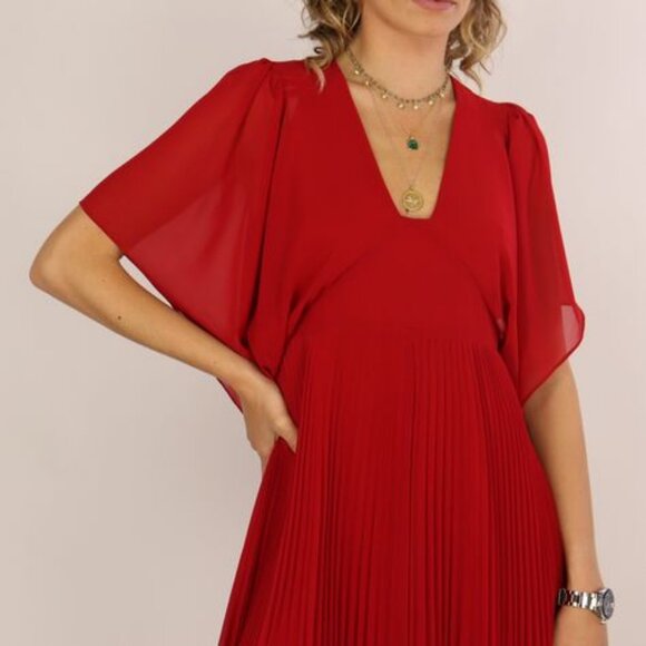 Club Monaco Red Zorbina Dress, Sz 2/4, BNWT - Picture 7 of 12